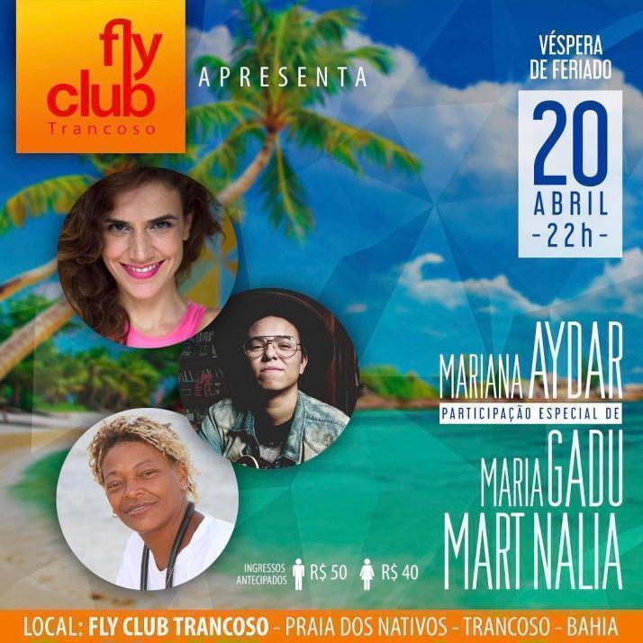 Cartaz   Fly Club - Praia dos Nativos, Quinta-feira 20 de Abril de 2017