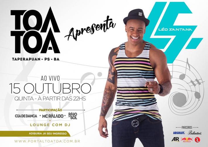 Cartaz   Complexo de Lazer Ax Moi - Av. Beira Mar, 6500 - Praia de Taperapuan, Quinta-feira 15 de Outubro de 2015