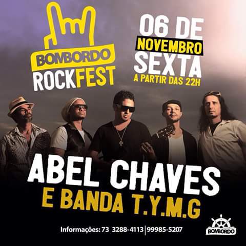 Cartaz   Bombordo - Av. 22 de abril, 151 - ao lado do trevo do Cabral, Sexta-feira 6 de Novembro de 2015