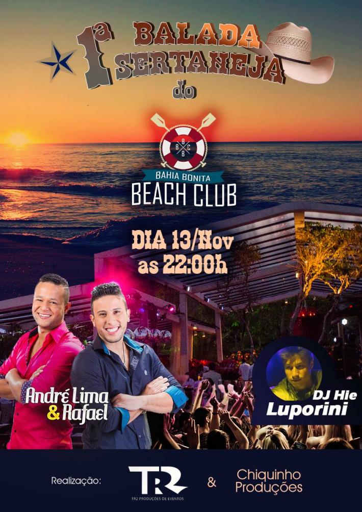 Cartaz   Beach Club Bahia Bonita - Rua Praia do Rio Verde, 9777, Sexta-feira 13 de Novembro de 2015