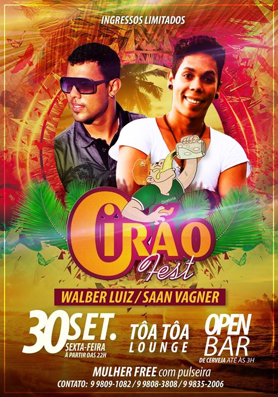 Cartaz   Complexo de Lazer Ta Ta - Praia de Taperapuan, Sexta-feira 30 de Setembro de 2016