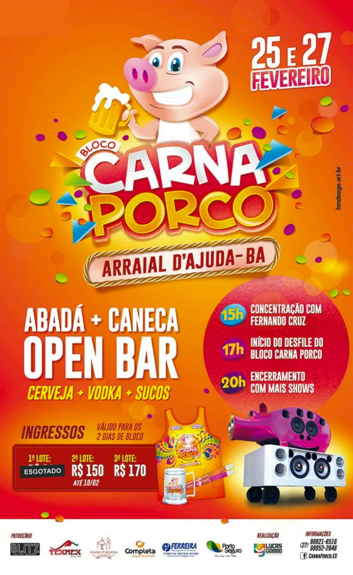 Cartaz   Rua do Mucug, Sábado 25 de Fevereiro de 2017