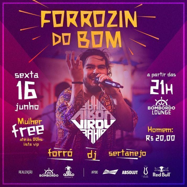 Cartaz   Bombordo - Av. 22 de abril, 151 - ao lado do trevo do Cabral, Sexta-feira 16 de Junho de 2017