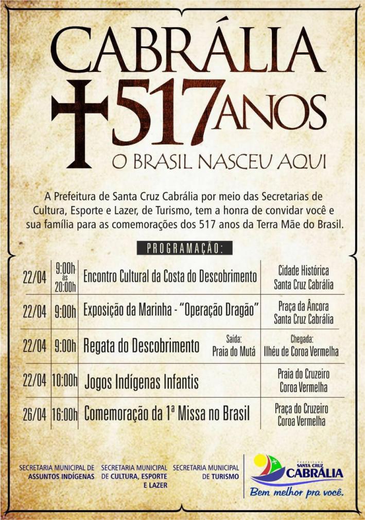 Cartaz   Praa do Cruzeiro, Quarta-feira 26 de Abril de 2017