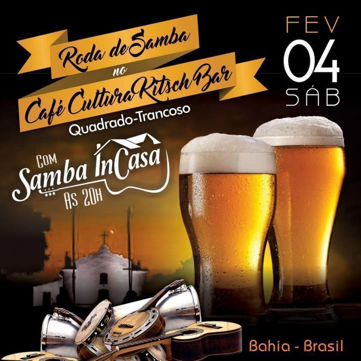 Cartaz   Caf Cultura Kitsch Bar - Quadrado, Sábado 4 de Fevereiro de 2017