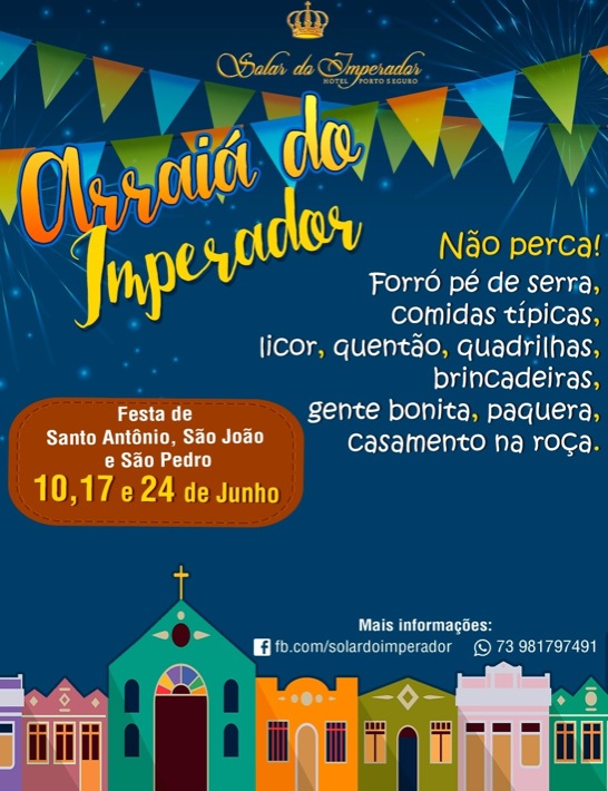 Cartaz   Hotel Solar do Imperador - Estrada do Aeroporto, 317, Sábado 17 de Junho de 2017