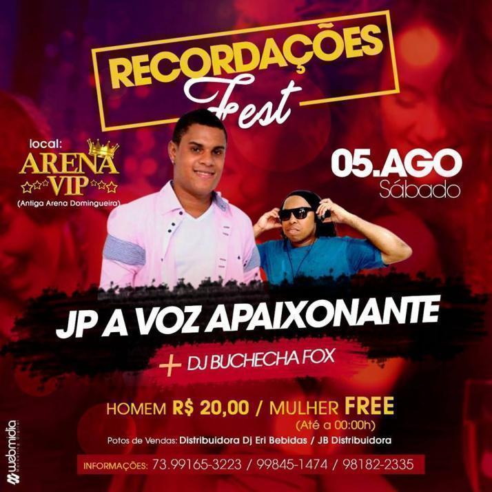 Cartaz   Arena VIP - Baiano, Sábado 5 de Agosto de 2017