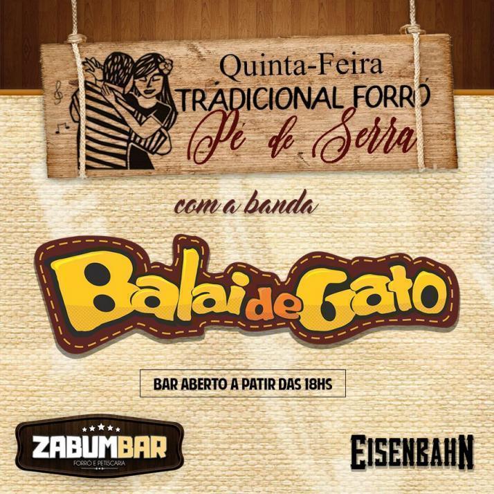 Cartaz   Zabumbar Forr e Petiscaria - Av. Do Descobrimento, 1469 - centro, Quinta-feira 21 de Setembro de 2017