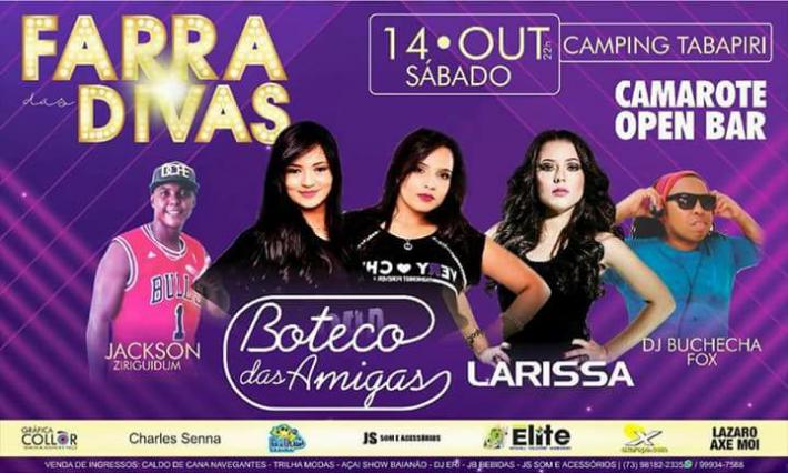 Cartaz   Camping Tabapiri - BR-367, Km 61.5, Sábado 14 de Outubro de 2017