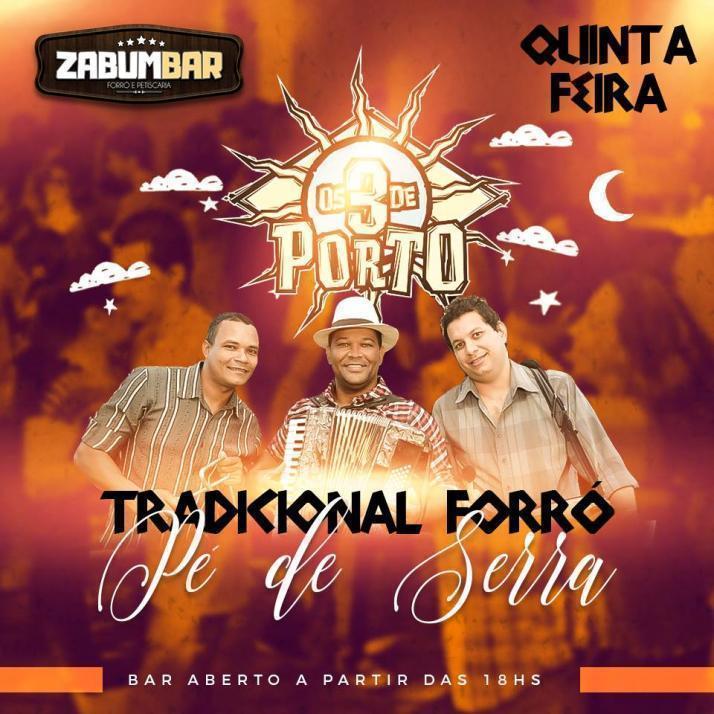 Cartaz   Zabumbar Forr e Petiscaria - Av. Do Descobrimento, 1469 - centro, Quinta-feira 5 de Outubro de 2017