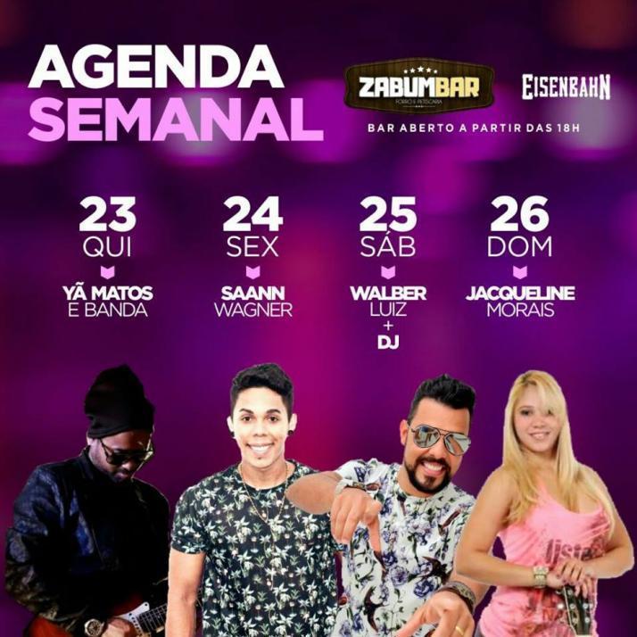 Cartaz   Zabumbar Forr e Petiscaria - Av. Do Descobrimento, 1469 - centro, Quinta-feira 23 de Novembro de 2017