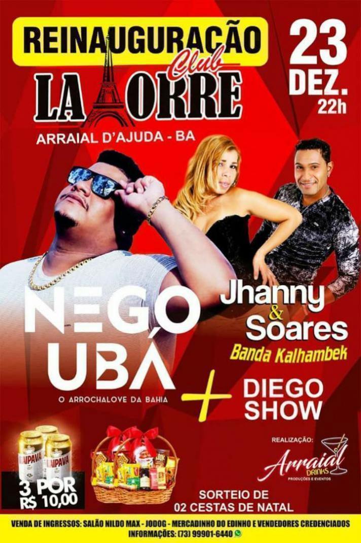 Cartaz   La Torre Club - Estrada de Trancoso, Sábado 23 de Dezembro de 2017