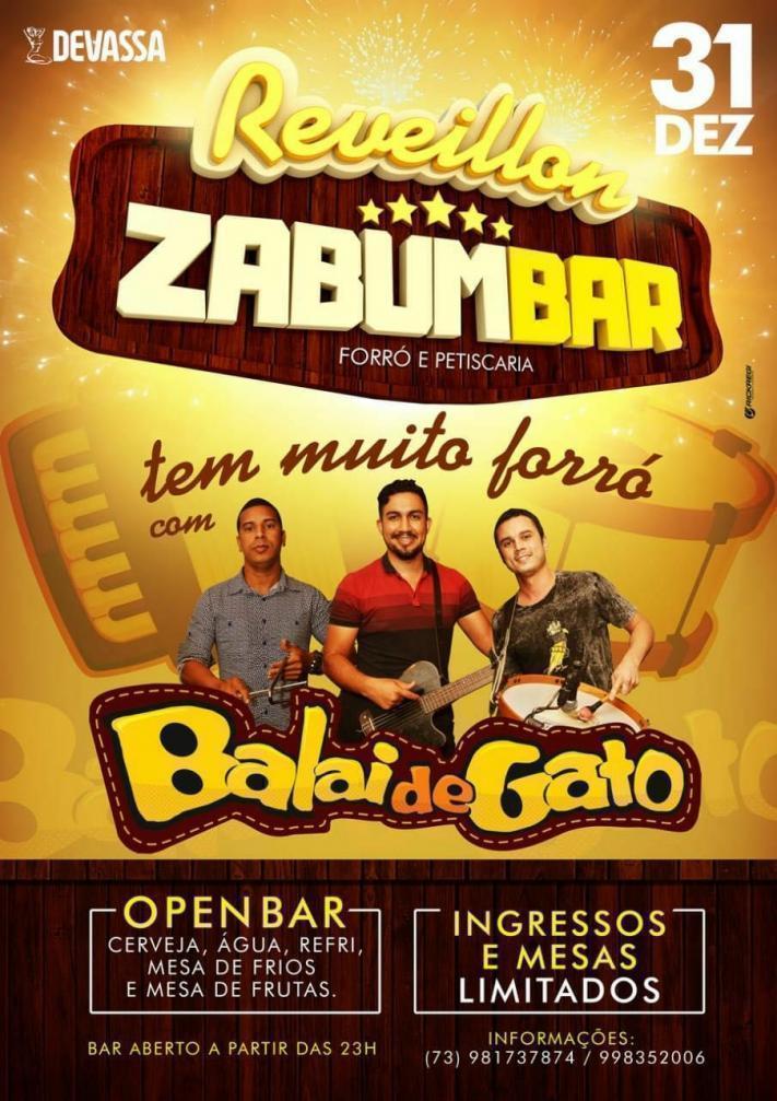 Cartaz   Zabumbar Forr e Petiscaria - Av. Do Descobrimento, 1469 - centro, Domingo 31 de Dezembro de 2017