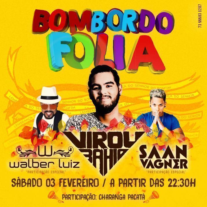 Cartaz   Bombordo - Av. 22 de abril, 151 - ao lado do trevo do Cabral, Sábado 3 de Fevereiro de 2018