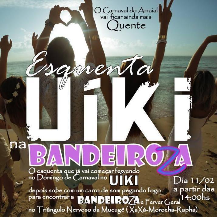 Cartaz   Uki - Praia do Parracho, Domingo 11 de Fevereiro de 2018