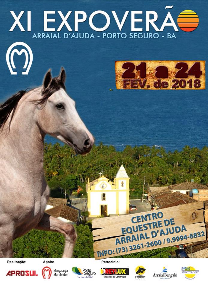 Cartaz   Centro Equestre - em frente ao Parque Aqutico, Do dia 21 ao dia 24/2/2018