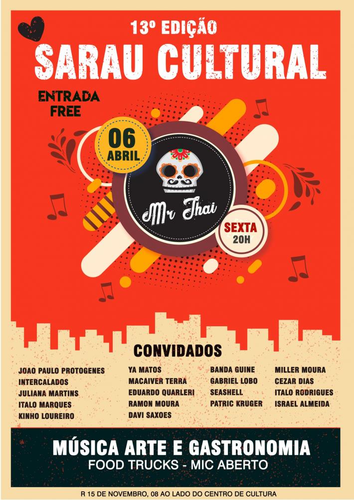 Cartaz   Mr. Thai - Rua XV de Novembro, n8 - Paquet, Sexta-feira 6 de Abril de 2018