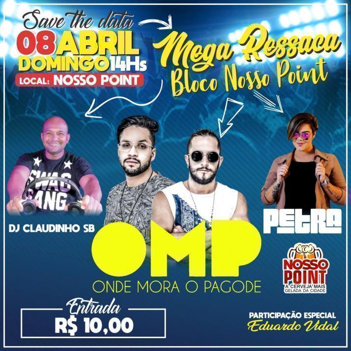 Cartaz   Bar Nosso Point - Rua XV de Novembro, 241, Domingo 8 de Abril de 2018