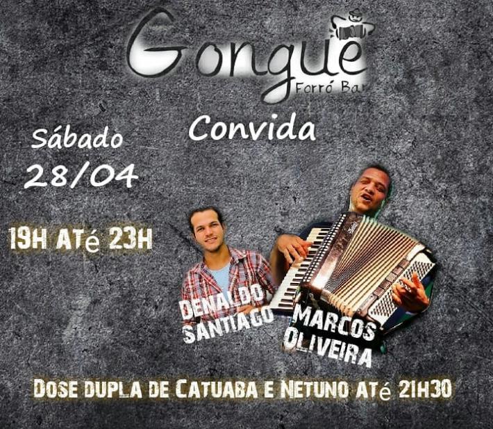 Cartaz   Gongu Forr Bar - Rua Carlos Alberto Parracho, Sábado 28 de Abril de 2018