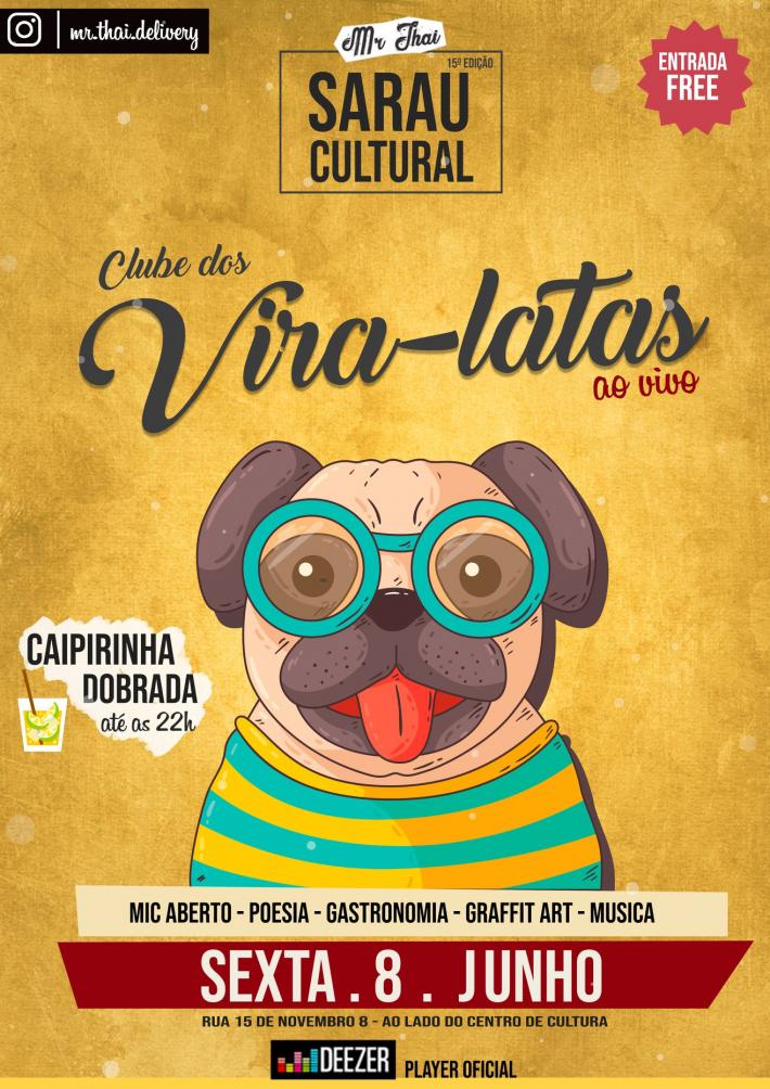 Cartaz   Mr. Thai - Rua XV de Novembro, n8 - Paquet, Sexta-feira 8 de Junho de 2018