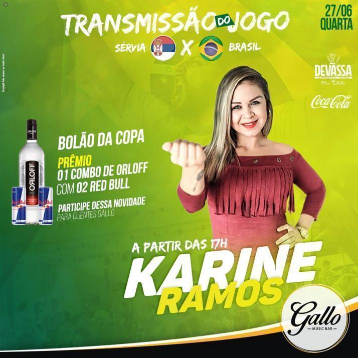 Cartaz   Recanto do Gallo - Rua 2 de julho, 20B - Casa da Lenha, Quarta-feira 27 de Junho de 2018