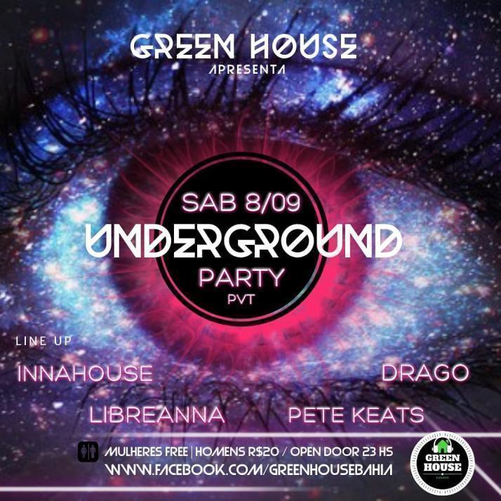 Cartaz   Green House - Rua do Prado, 242, Sábado 8 de Setembro de 2018