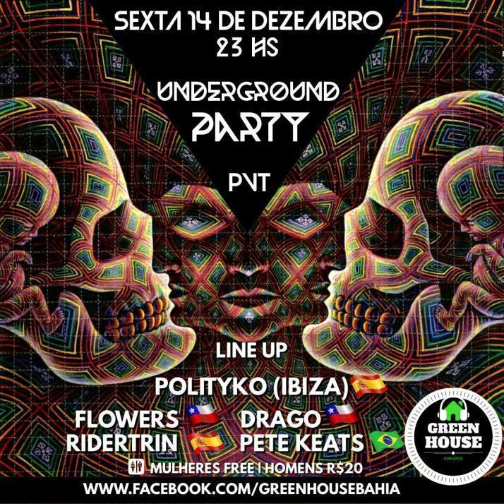 Cartaz   Green House - Rua do Prado, 242, Sexta-feira 14 de Dezembro de 2018