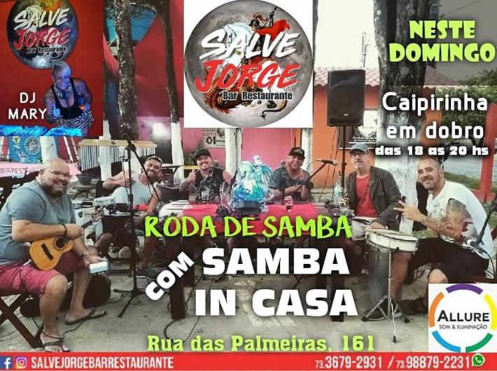 Cartaz   Salve Jorge Restaurante e Bar - Rua das Palmeiras, 161 - So Francisco, Domingo 16 de Dezembro de 2018