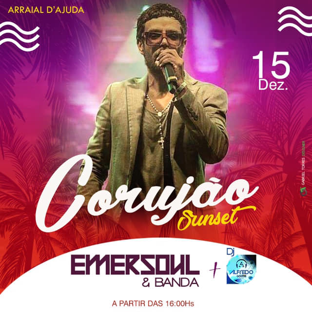 Cartaz   Corujo - Estrada da Balsa, 1813 - Praia de Araape, Sábado 15 de Dezembro de 2018