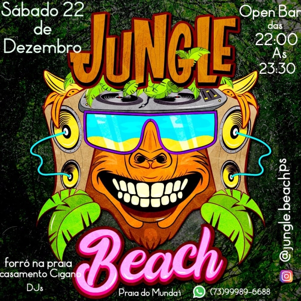 Cartaz   Praia do Munda, Sábado 22 de Dezembro de 2018