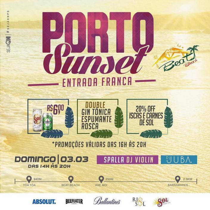 Cartaz   Beat Beach - Av. Beira Mar, 5585 - Praia de Taperapun, Domingo 3 de Março de 2019