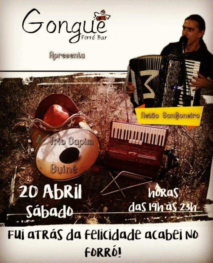 Cartaz   Gongu Forr Bar - Rua Carlos Alberto Parracho, Sábado 20 de Abril de 2019