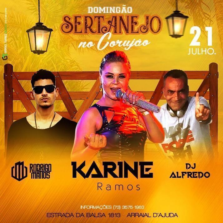 Cartaz   Corujo - Estrada da Balsa, 1813 - Praia de Araape, Domingo 21 de Julho de 2019