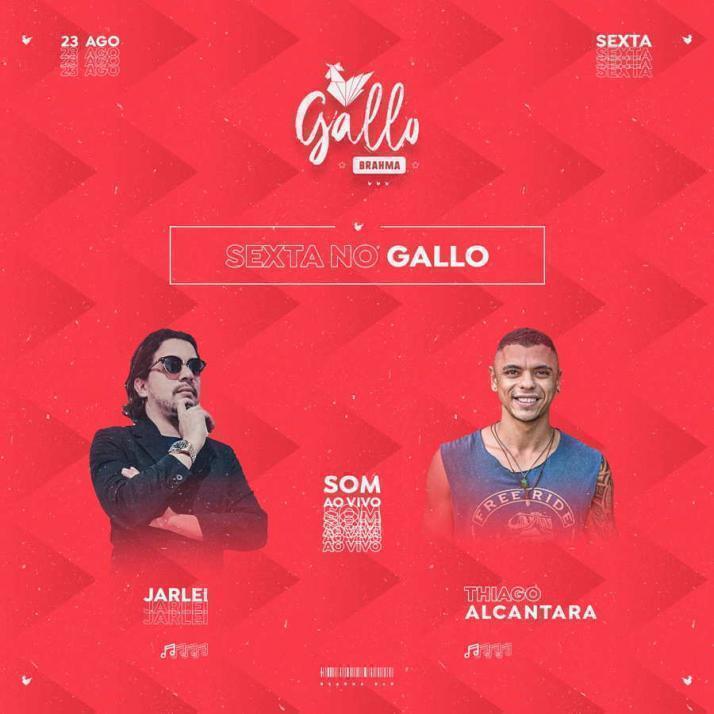 Cartaz   Gallo Music Bar - Rua 2 de julho, 20B - Casa da Lenha, Sexta-feira 23 de Agosto de 2019