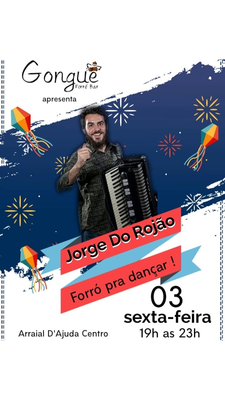 Cartaz   Gongu Forr Bar - Rua Carlos Alberto Parracho, Sexta-feira 3 de Janeiro de 2020