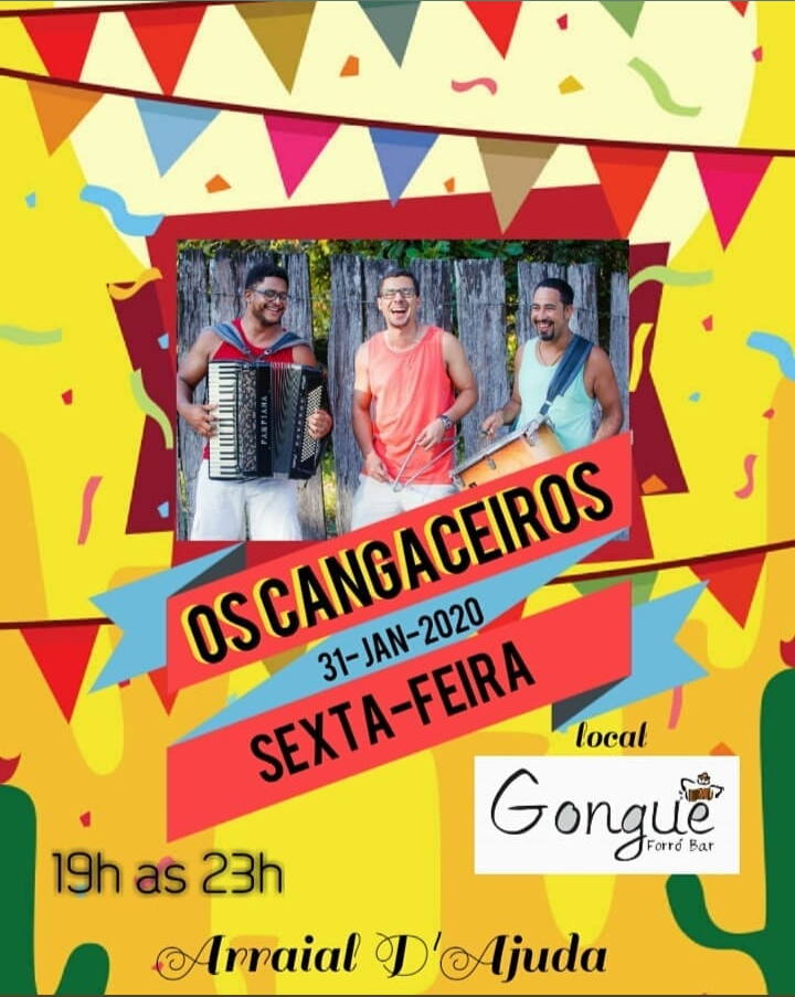 Cartaz   Gongu Forr Bar - Rua Carlos Alberto Parracho, Sexta-feira 31 de Janeiro de 2020