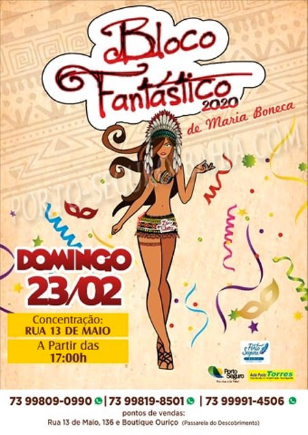 Cartaz   Carnaval Cultural - Rua 13 de Maio, Domingo 23 de Fevereiro de 2020