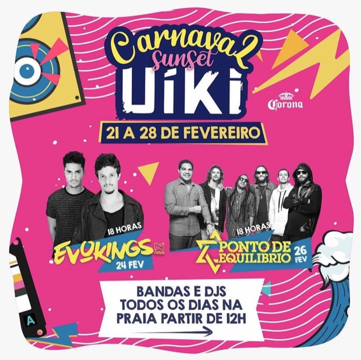 Cartaz   Uki - Praia do Parracho, Domingo 23 de Fevereiro de 2020