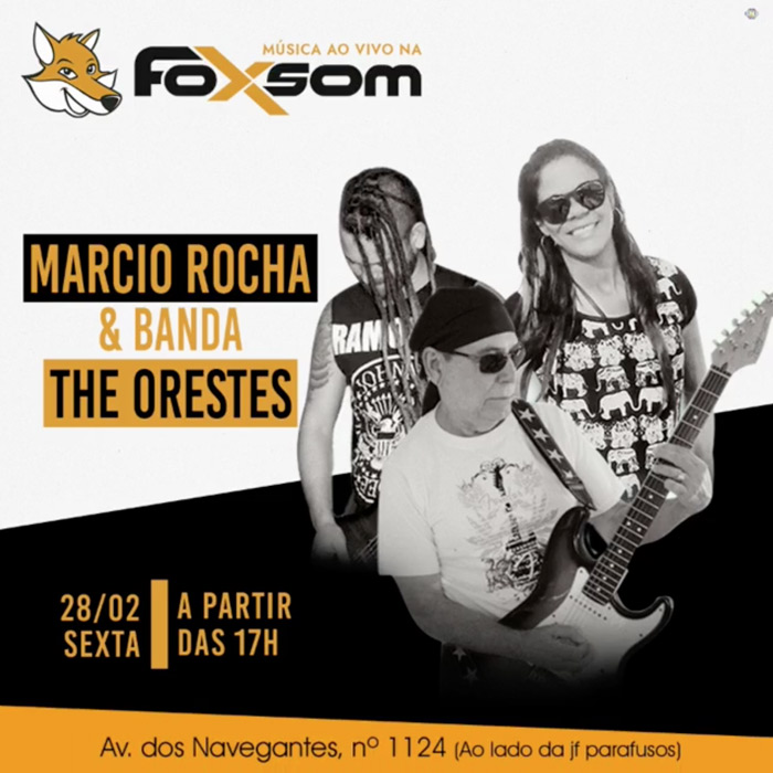 Cartaz   Foxsom - Av. dos Navegantes, 1124, Sexta-feira 28 de Fevereiro de 2020