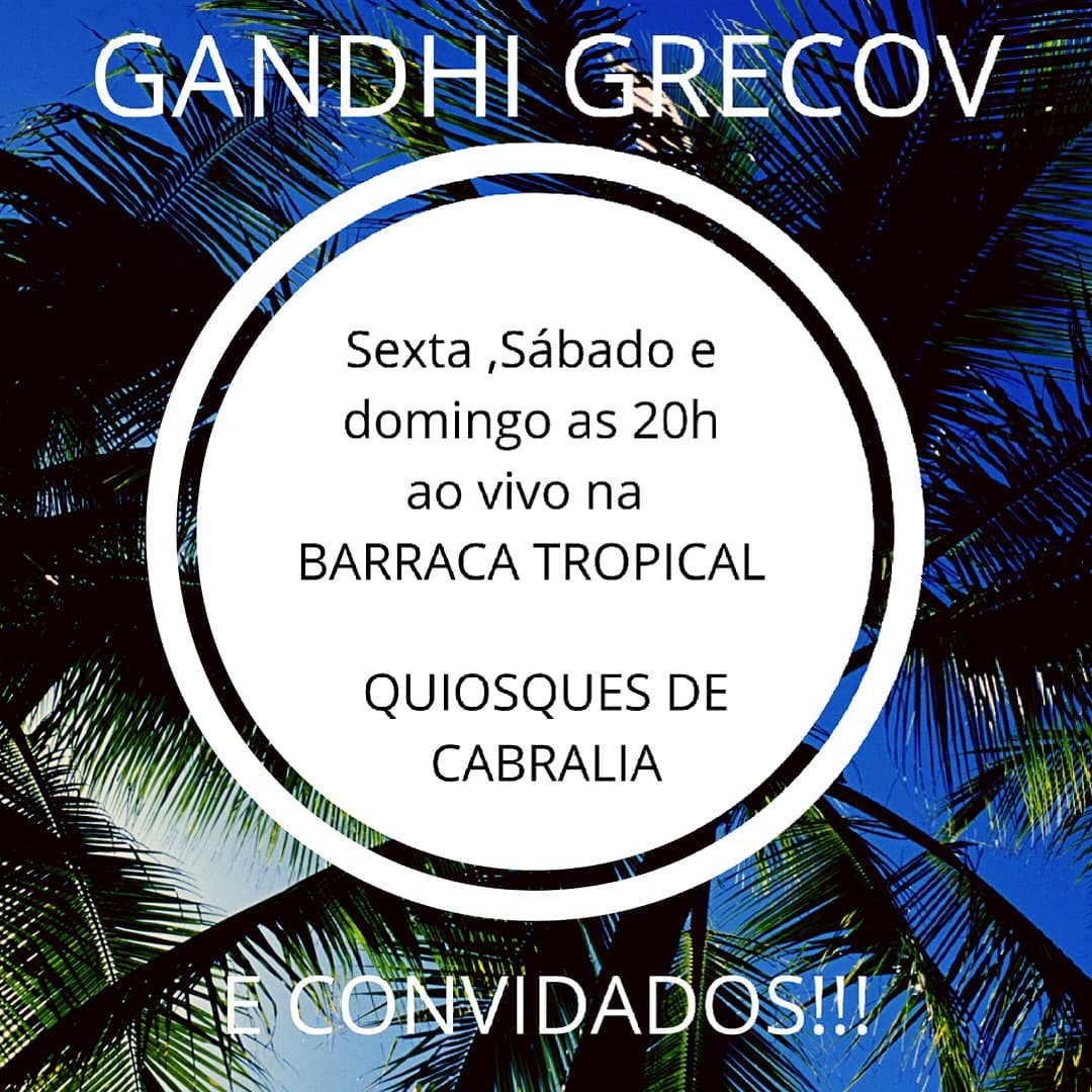 Cartaz   Barraca Tropical - Quiosques de Cabrlia, Sexta-feira 18 de Setembro de 2020