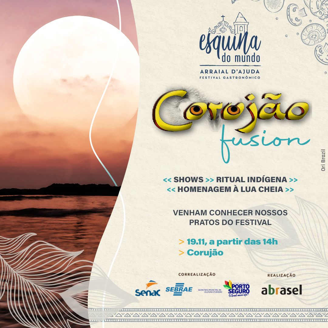 Cartaz   Corujo - Estrada da Balsa, 1813 - Praia de Araape, Sexta-feira 19 de Novembro de 2021