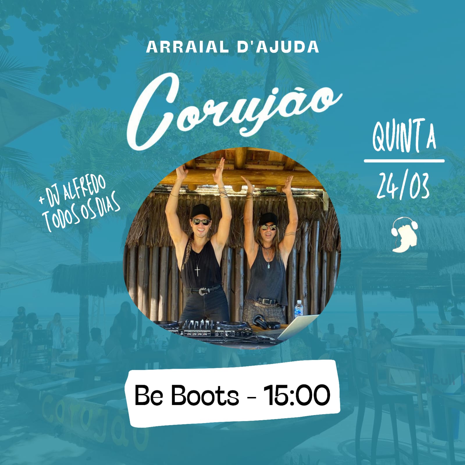 Cartaz   Corujo - Estrada da Balsa, 1813 - Praia de Araape, Quinta-feira 24 de Março de 2022