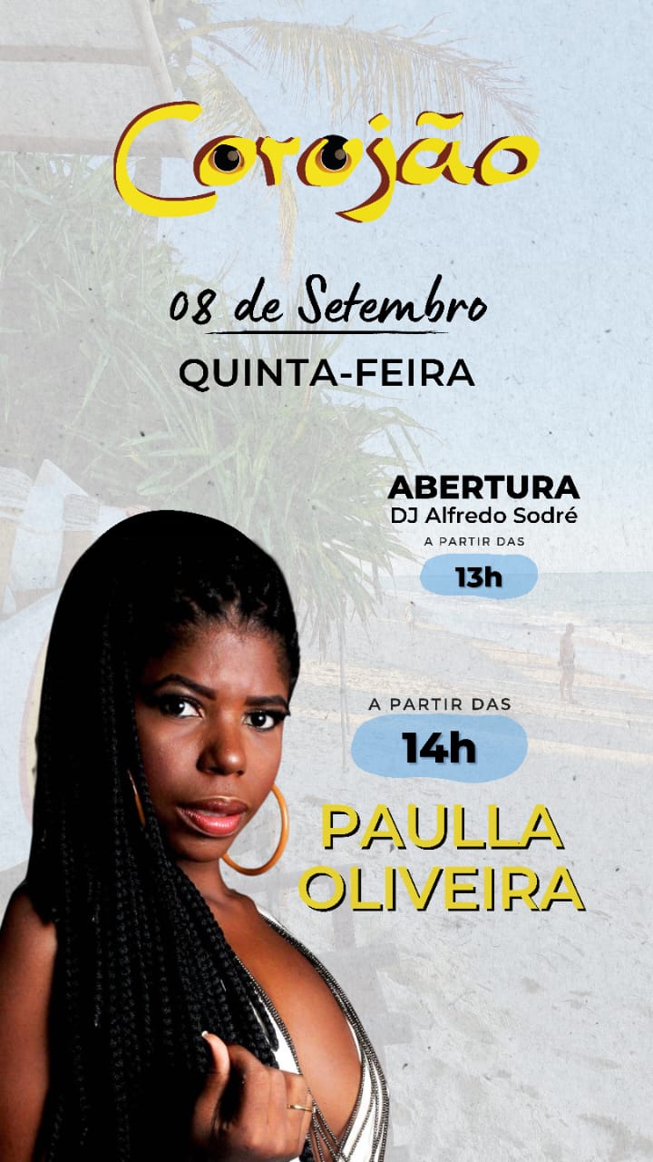 Cartaz   Corujo - Estrada da Balsa, 1813 - Praia de Araape, Quinta-feira 8 de Setembro de 2022