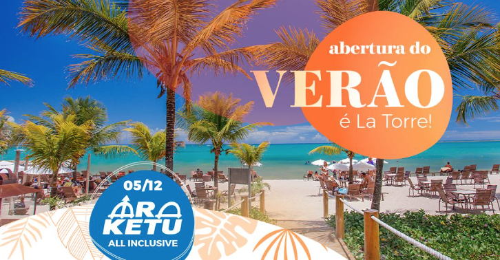 Cartaz   La Torre Resort - Av. Beira Mar, 9999 - Praia do Mut, Segunda-feira 5 de Dezembro de 2022