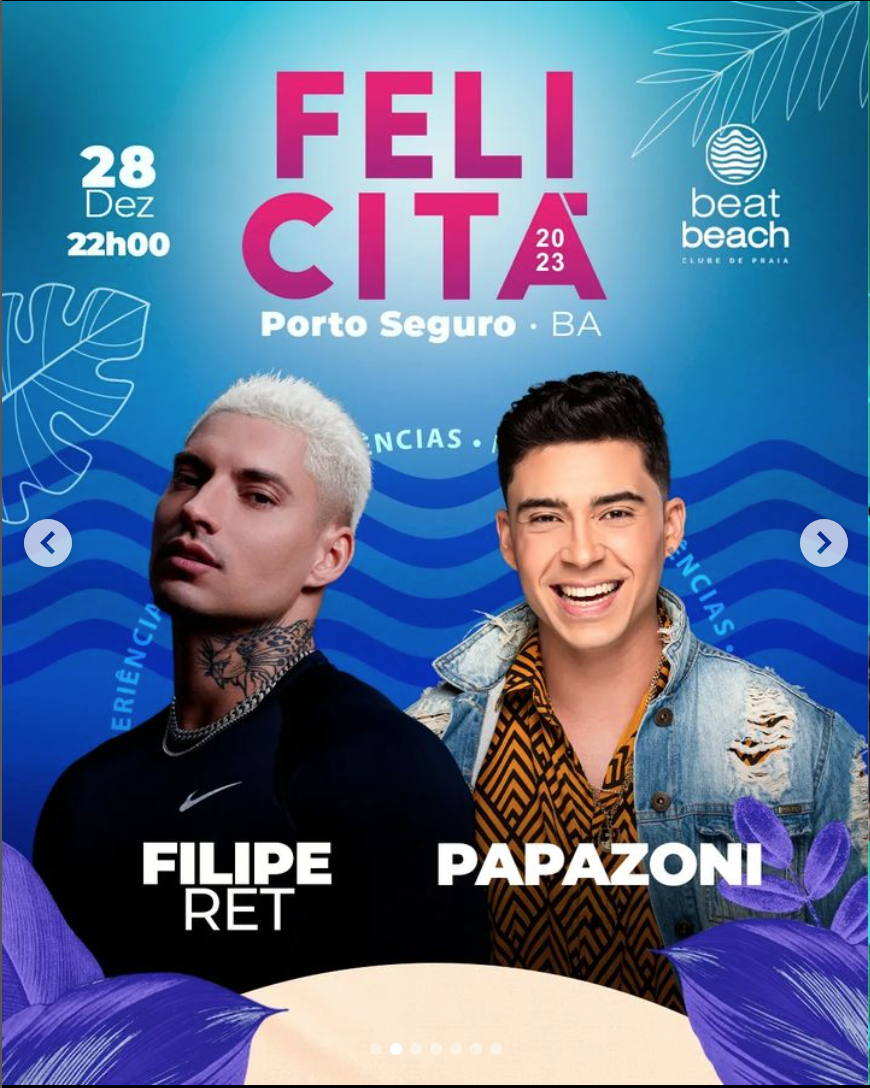 Cartaz   Beat Beach - Av. Beira Mar, 5585 - Praia de Taperapu, Quarta-feira 28 de Dezembro de 2022