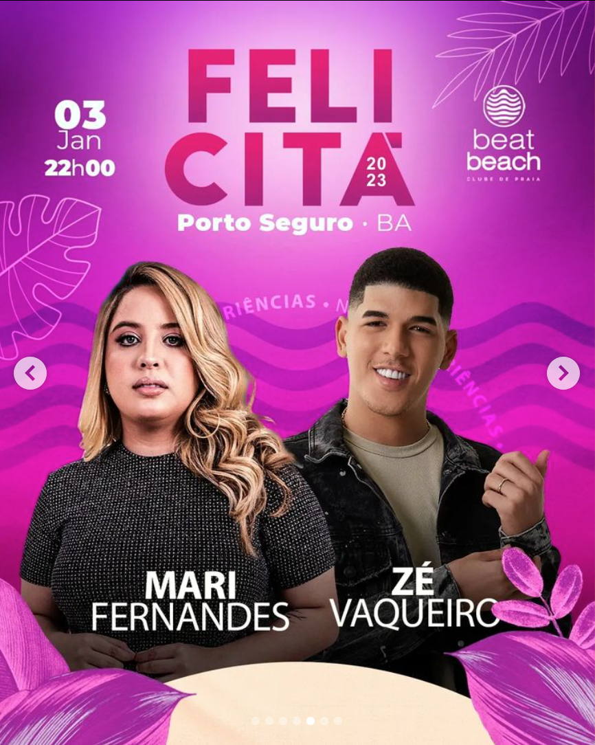 Cartaz   Beat Beach - Av. Beira Mar, 5585 - Praia de Taperapu, Terça-feira 3 de Janeiro de 2023