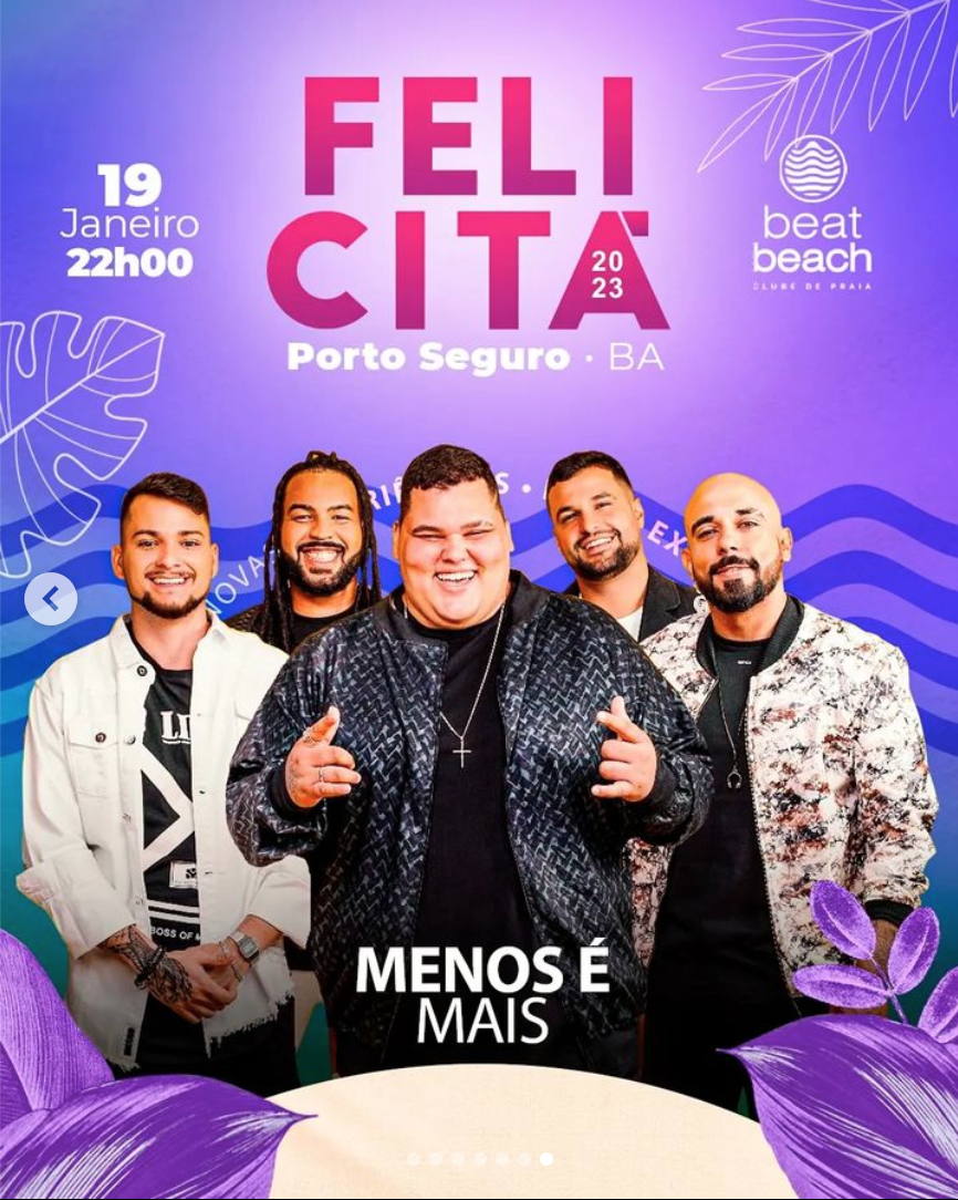 Cartaz   Beat Beach - Av. Beira Mar, 5585 - Praia de Taperapu, Quinta-feira 19 de Janeiro de 2023