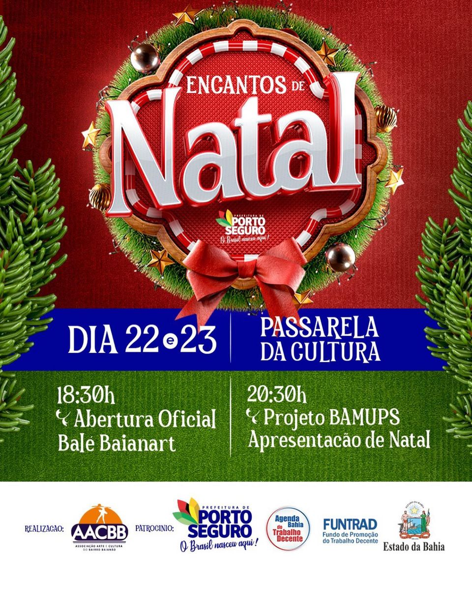 Cartaz   Passarela da Cultura - Centro, Quinta-feira 22 de Dezembro de 2022