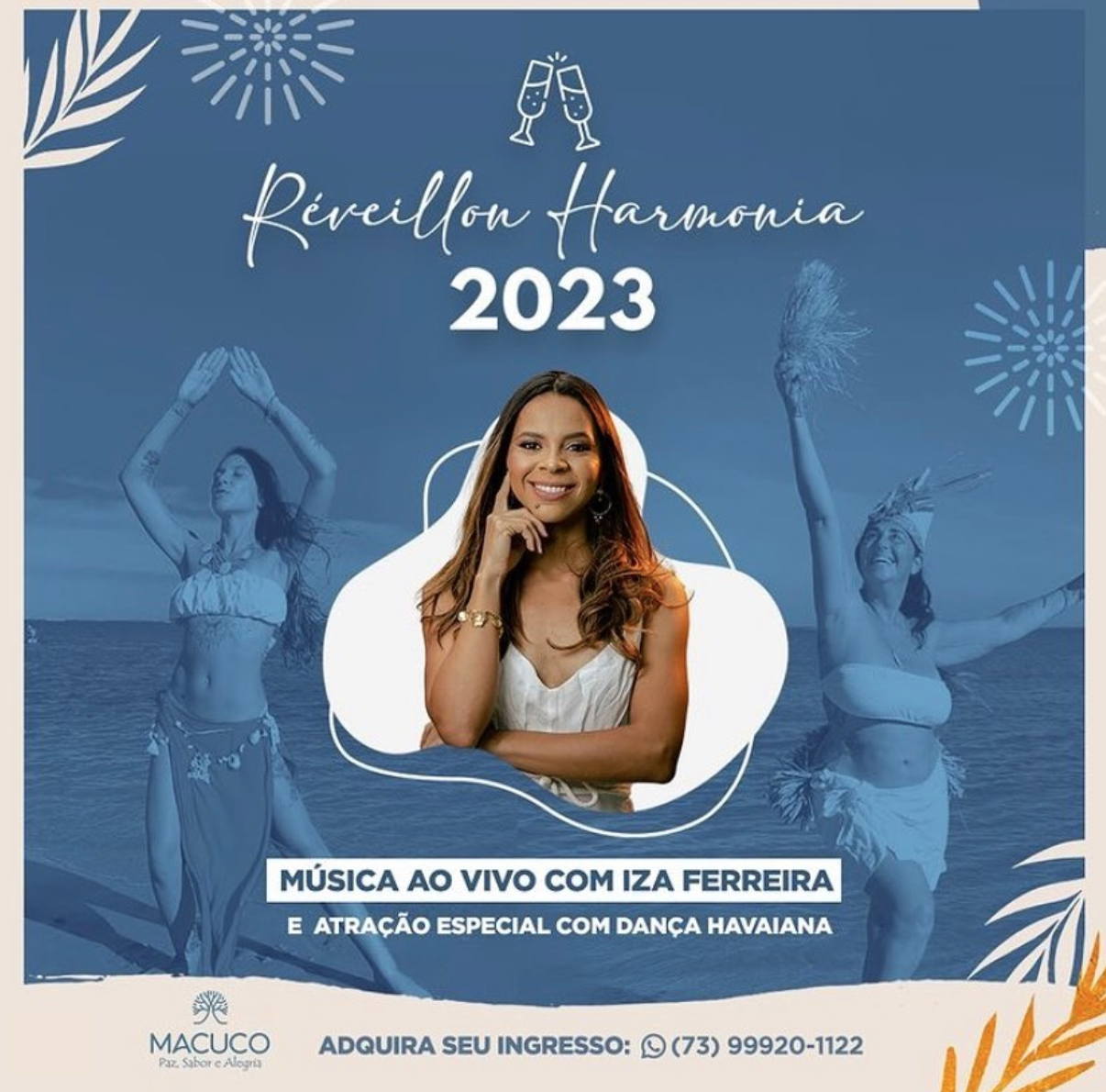 Cartaz   Cabana Macuco - Avenida Beira Mar, 50 - Praia do Mut, Sábado 31 de Dezembro de 2022