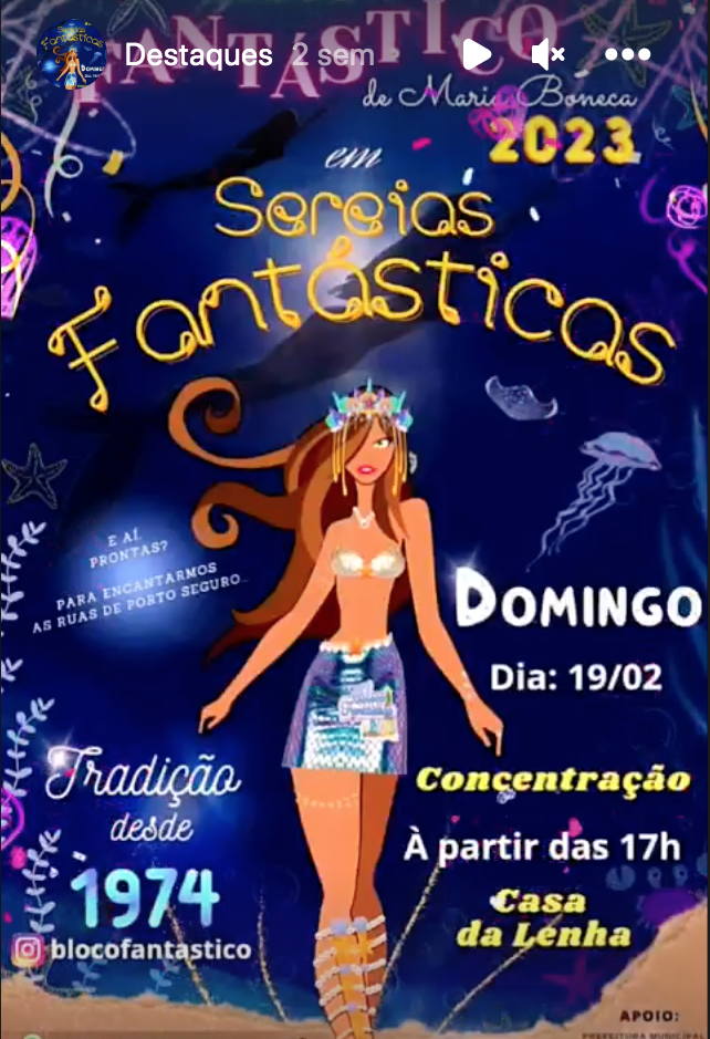 Cartaz   Carnaval Cultural - Casa da Lenha - Praa Visconde de Porto Seguro, s/n, Domingo 19 de Fevereiro de 2023